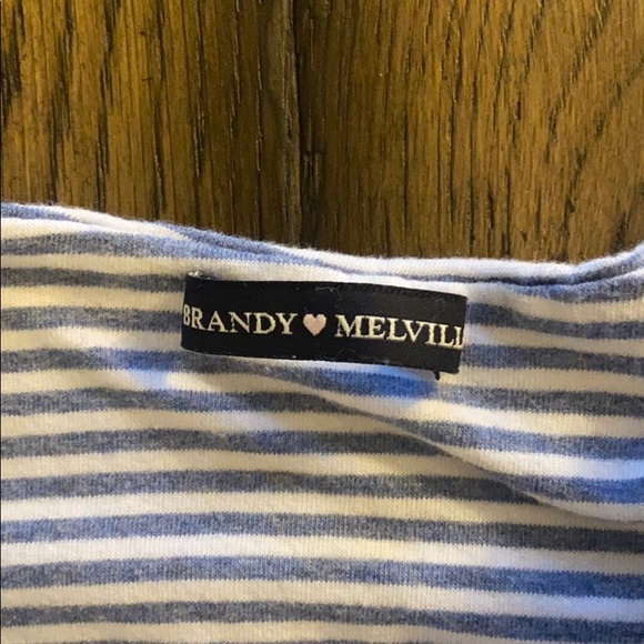 brandy melville striped tube top - Picture 2 of 2